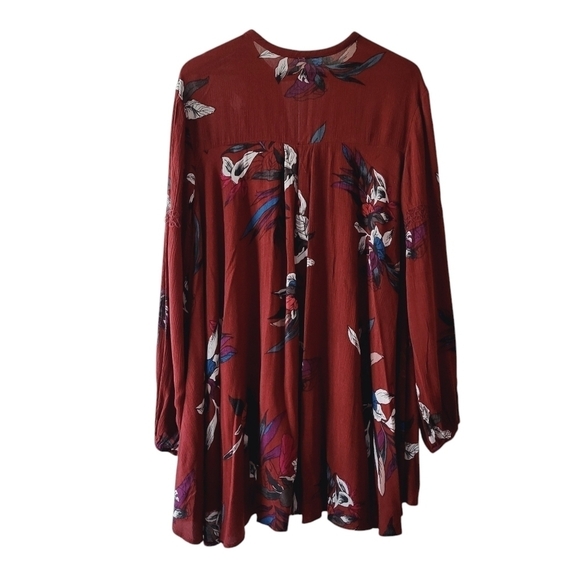 Free People Electric Orchid Tunic Swing Dress - Picture 3 of 12